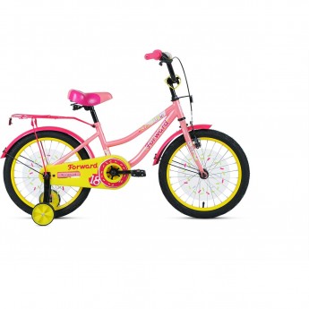 Велосипед FORWARD FUNKY 18 (2020) коралловый/фиолетовый