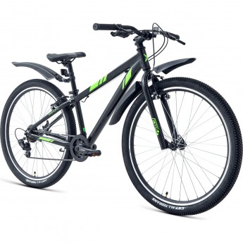 Велосипед FORWARD TORONTO 26 1.2 (2021) черный/ярко-зеленый Велосипед FORWARD TORONTO 26 1.2 (2021) черный/ярко-зеленый